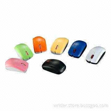 2.4GHz Wireless Optical Mice, Built-in Nano Receiver, Plug-and-play Function